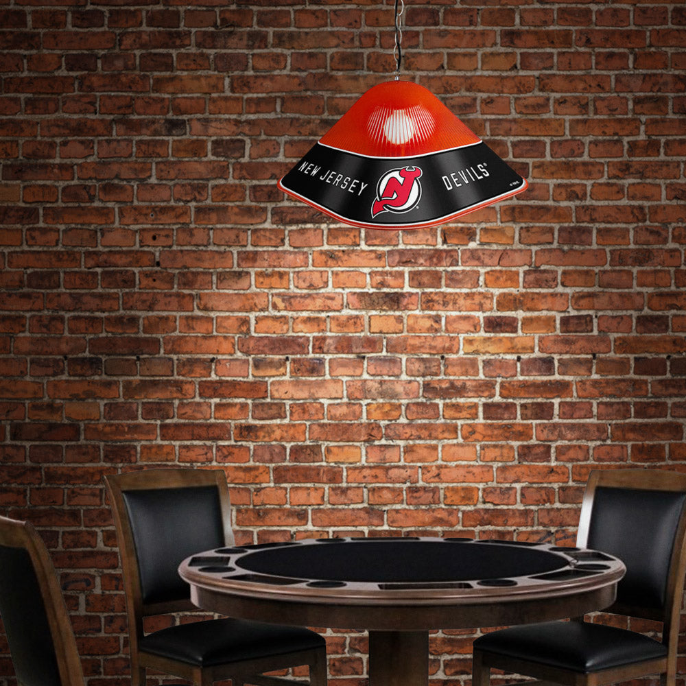 New Jersey Devils Game Table Light Room View