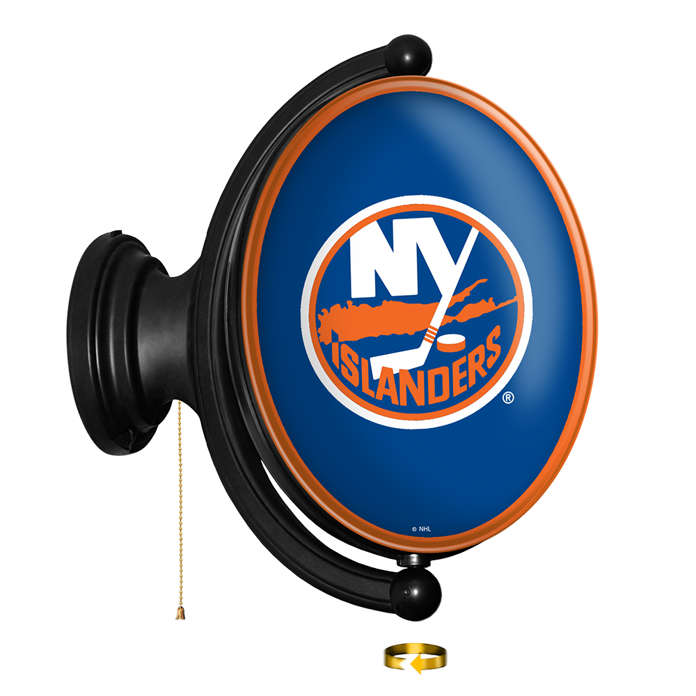 New York Islanders Oval Rotating Wall Sign
