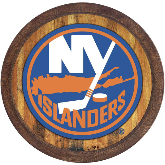 New York Islanders Barrel Top Sign