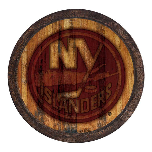 New York Islanders Branded Barrel Top Sign