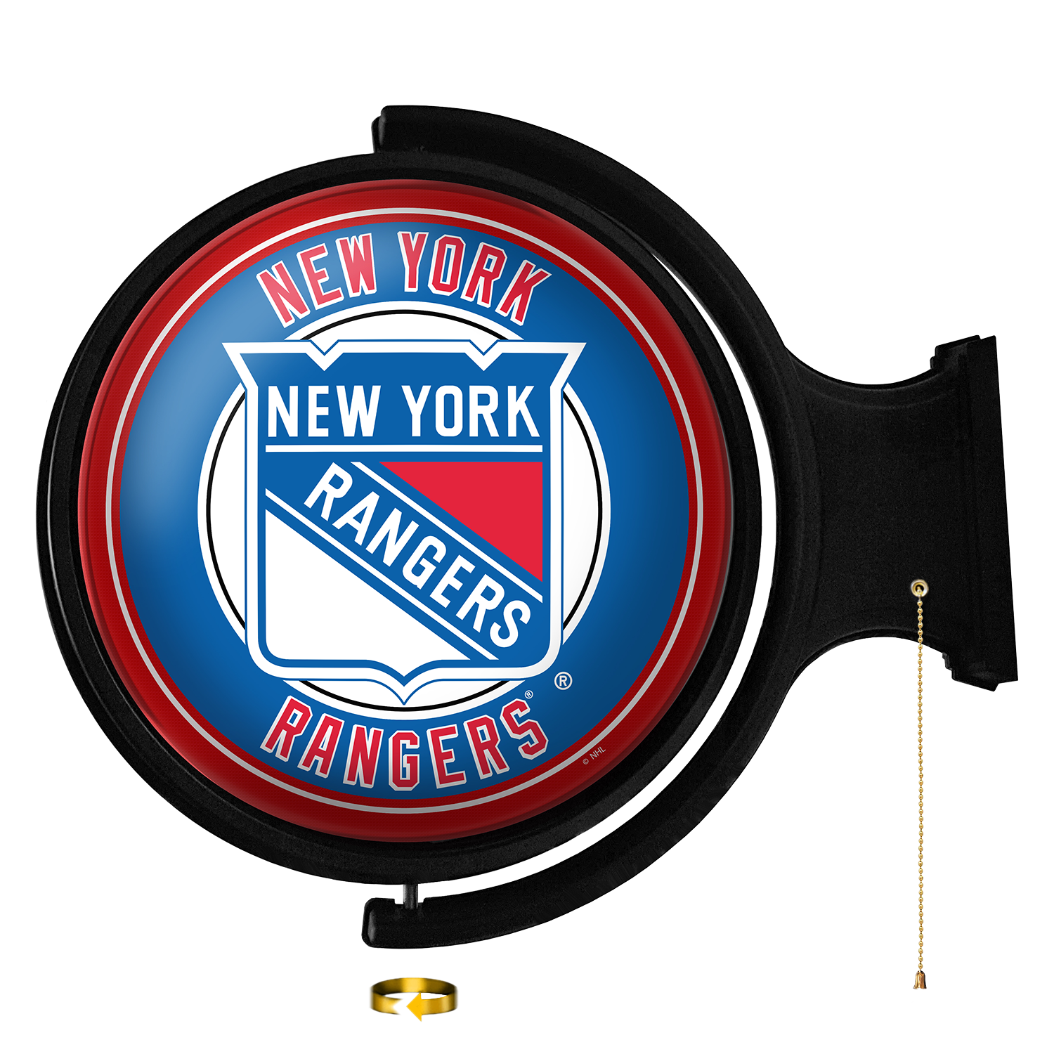 New York Rangers Round Rotating Wall Sign