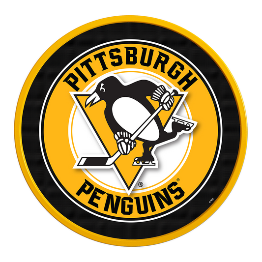 Pittsburgh Penguins Modern Disc Wall Sign
