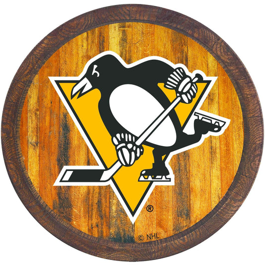 Pittsburgh Penguins Barrel Top Sign