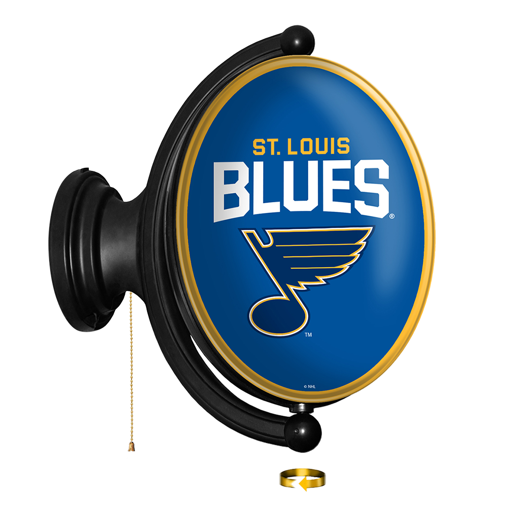 St. Louis Blues Oval Rotating Wall Sign
