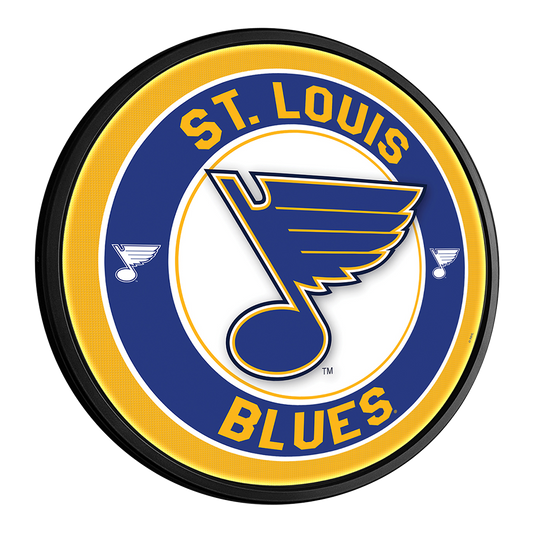 St. Louis Blues Slimline Round Lighted Wall Sign