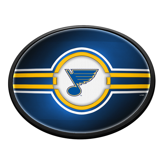 St. Louis Blues Slimline Oval Lighted Wall Sign