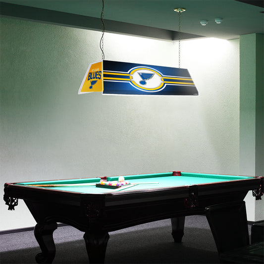 St. Louis Blues Edge Glow Pool Table Light Room View