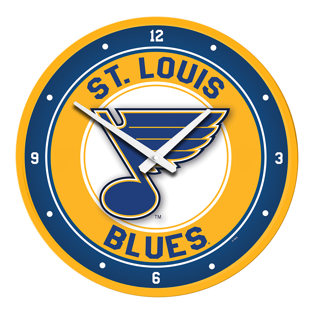 St. Louis Blues Round Wall Clock