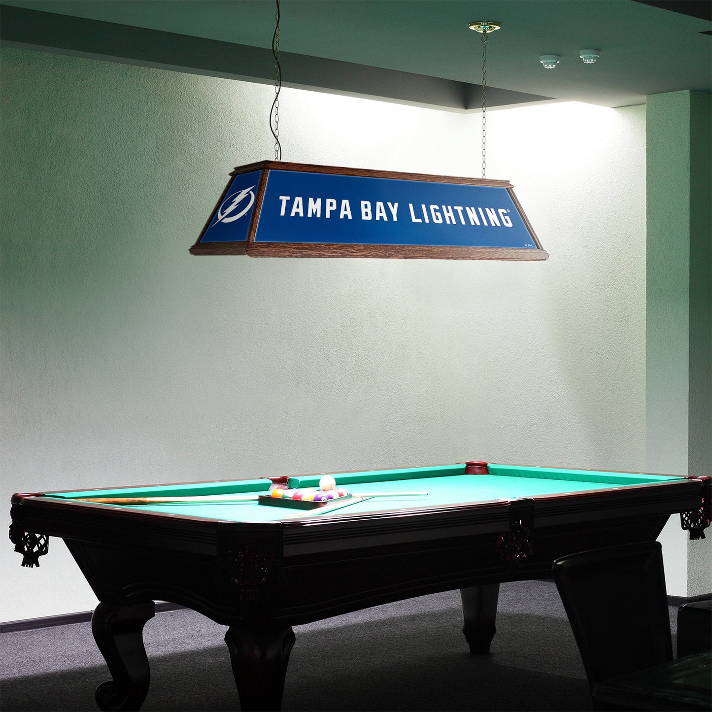 Tampa Bay Lightning Premium Pool Table Light Room View