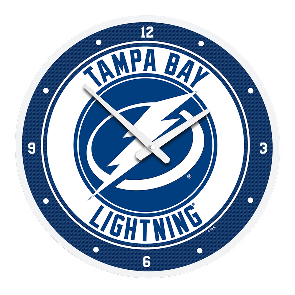 Tampa Bay Lightning Round Wall Clock