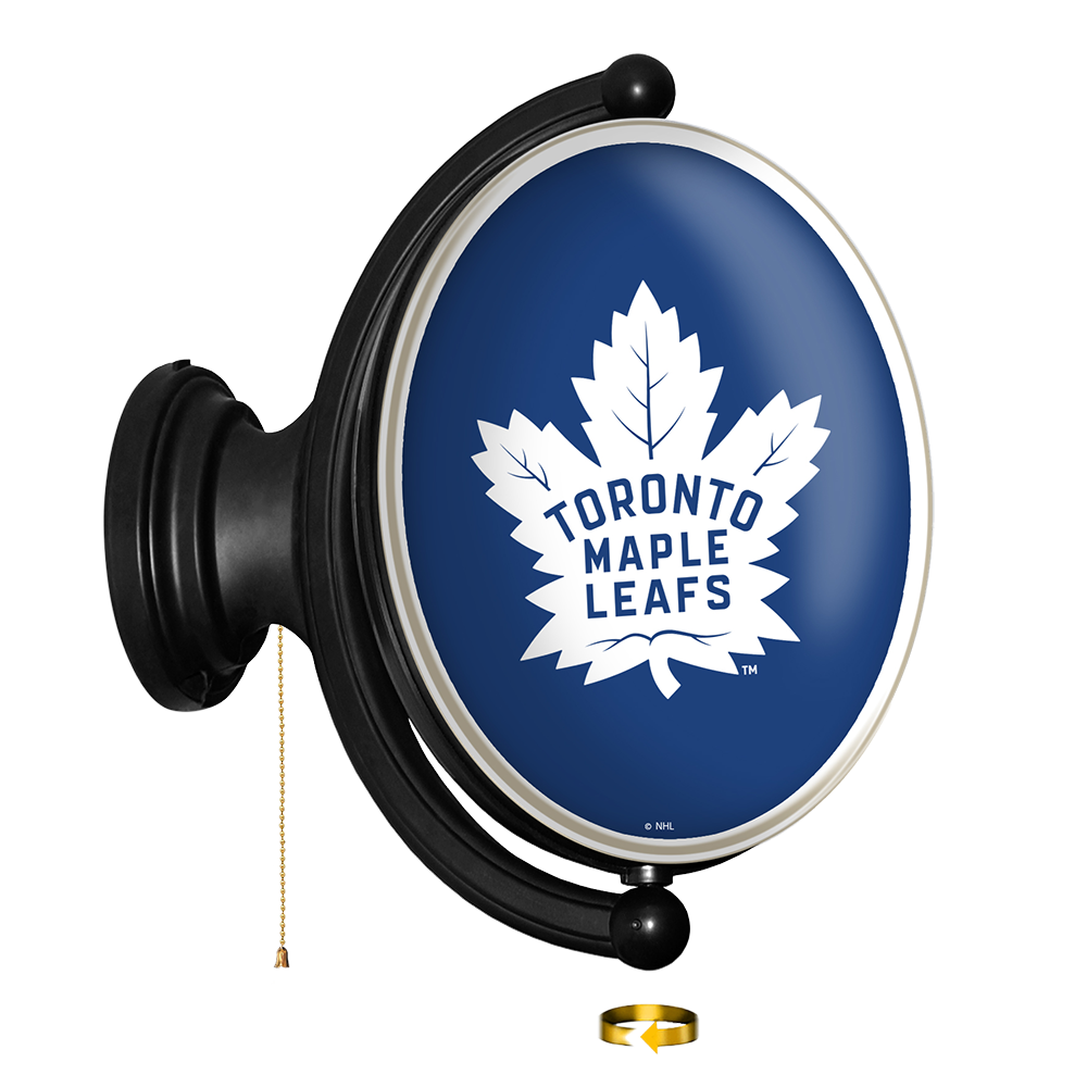 Toronto Maple Leafs Oval Rotating Wall Sign