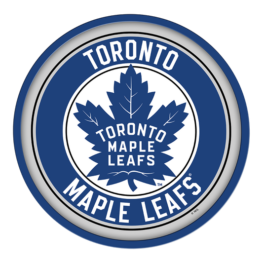 Toronto Maple Leafs Modern Disc Wall Sign