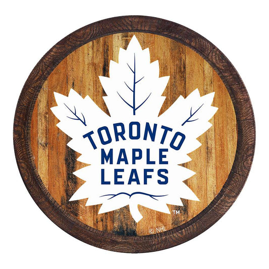 Toronto Maple Leafs Barrel Top Sign