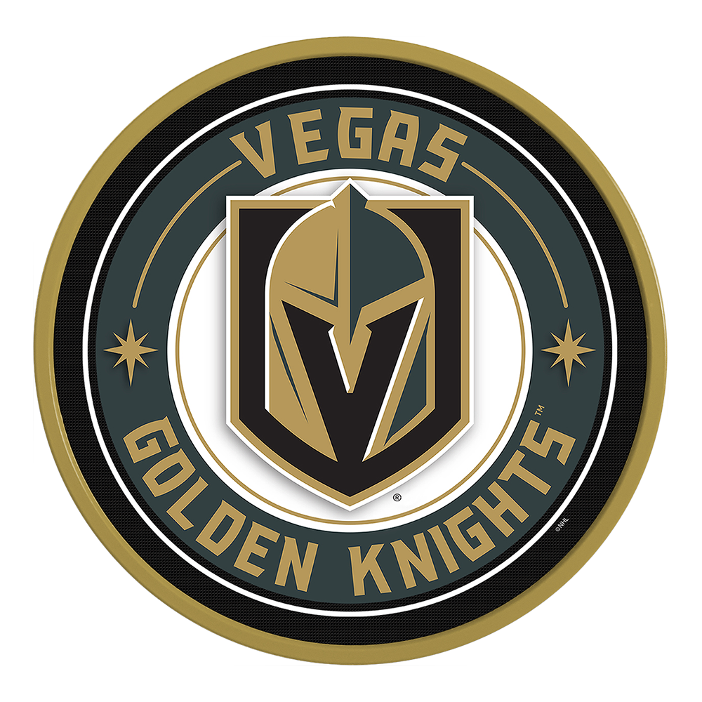 Vegas Golden Knights Modern Disc Wall Sign