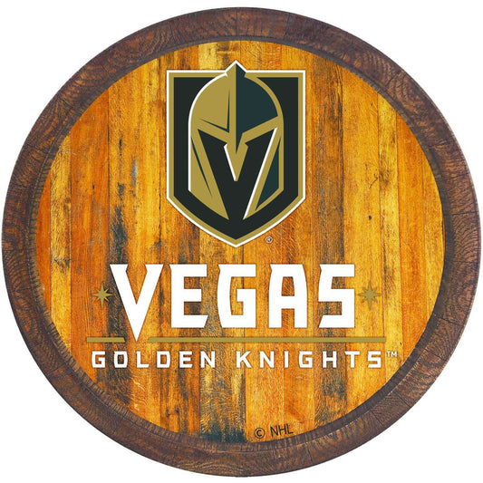 Vegas Golden Knights Barrel Top Sign