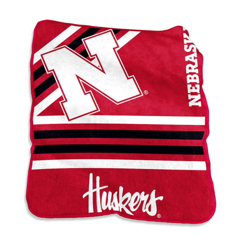 Nebraska Cornhuskers Raschel throw blanket