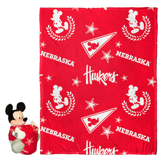 Nebraska Cornhuskers Mickey Mouse Hugger Toy