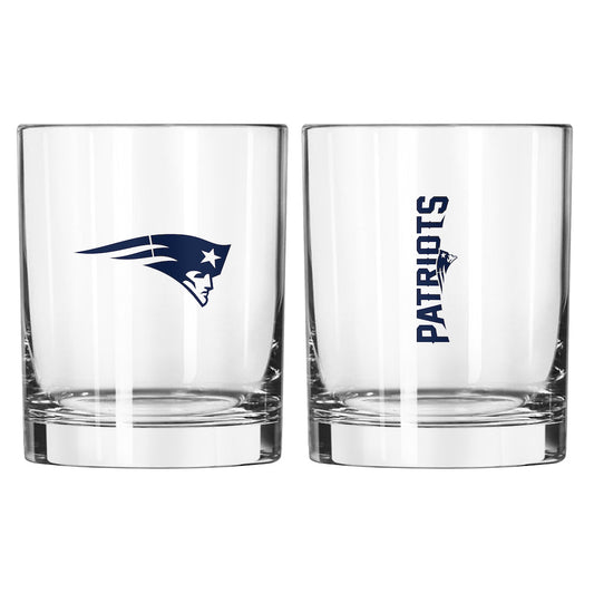 New England Patriots Rocks Glass