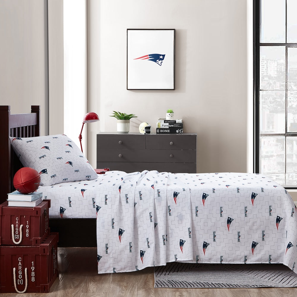 New England Patriots bedsheets