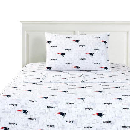 New England Patriots Twin Sheets