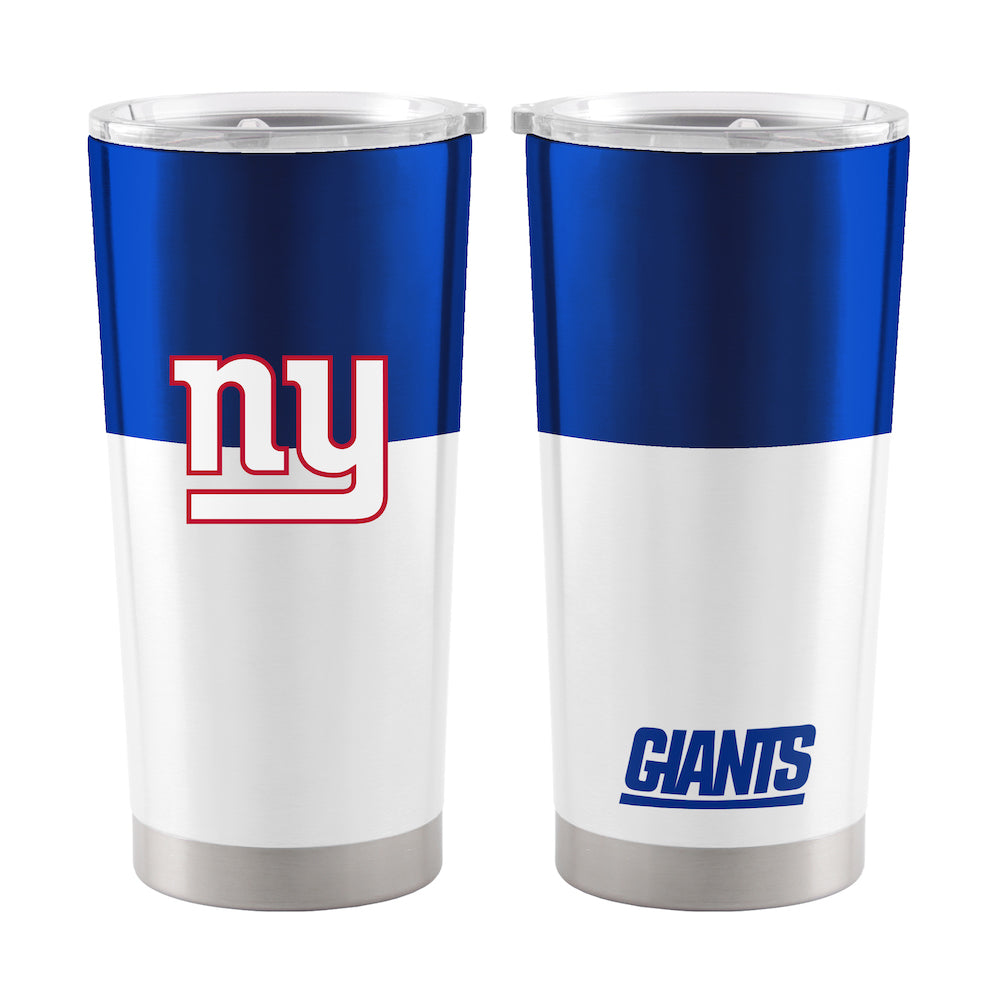 New York Giants 20 oz color block travel tumbler