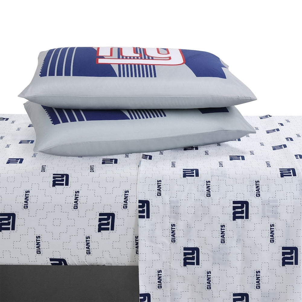 New York Giants bed in a bag sheets