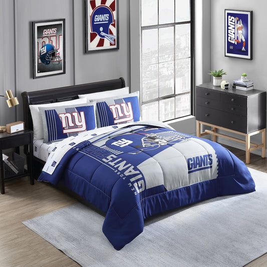 New York Giants queen size bed in a bag