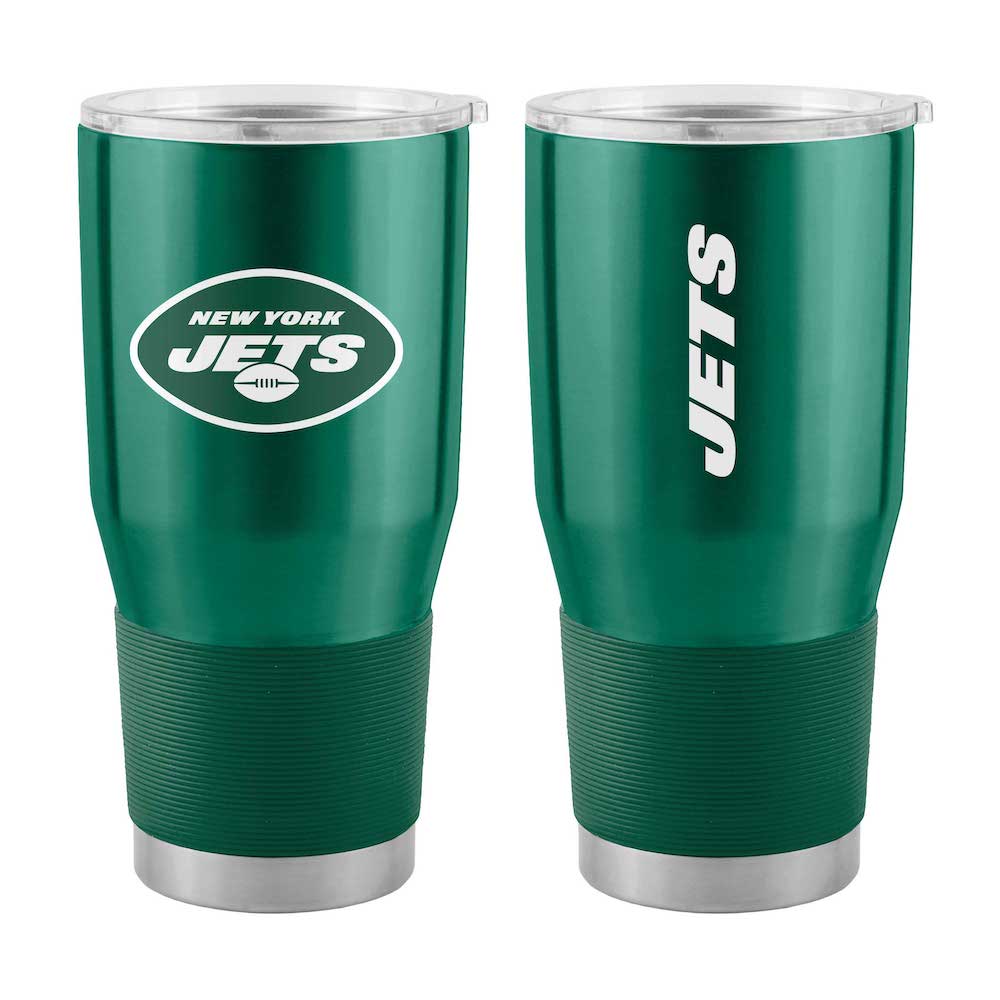 New York Jets 30 oz stainless steel travel tumbler