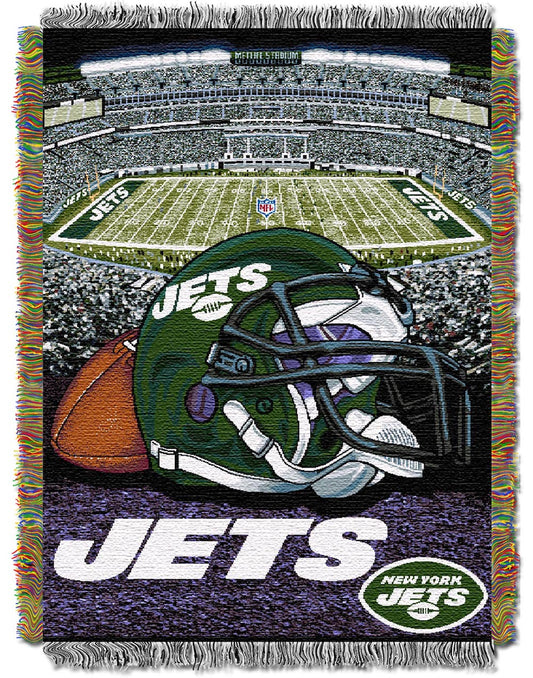 New York Jets woven home field tapestry