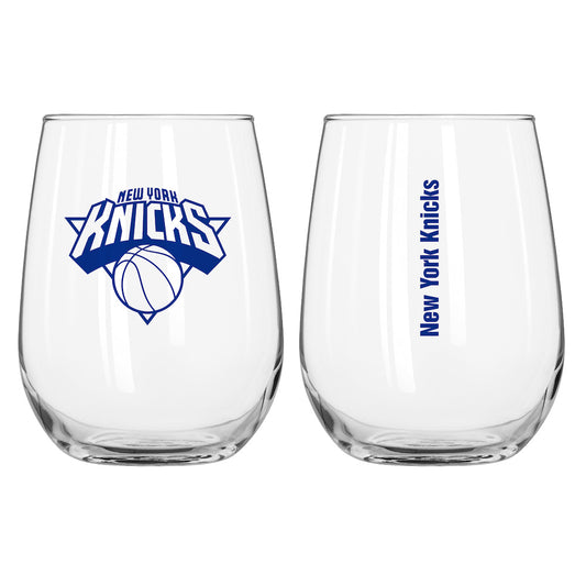 New York Knicks Stemless Wine Glass