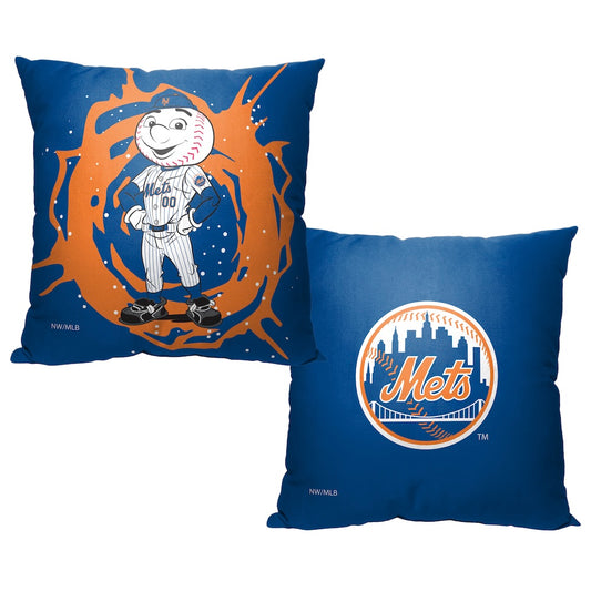 New York Mets MASCOT throw pillow