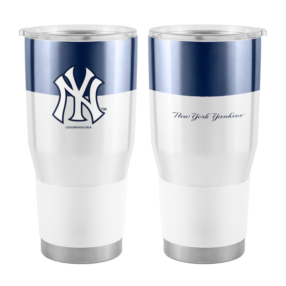 New York Yankees 30 oz color block travel tumbler
