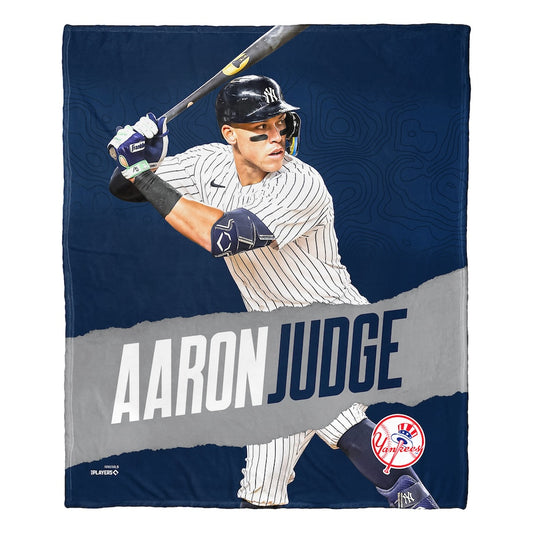 New York Yankees Aaron Judge silk touch throw blanket