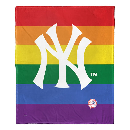 New York Yankees PRIDE SERIES silk touch throw blanket