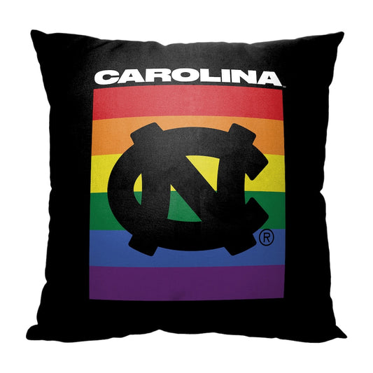 North Carolina Tar Heels PRIDE throw pillow