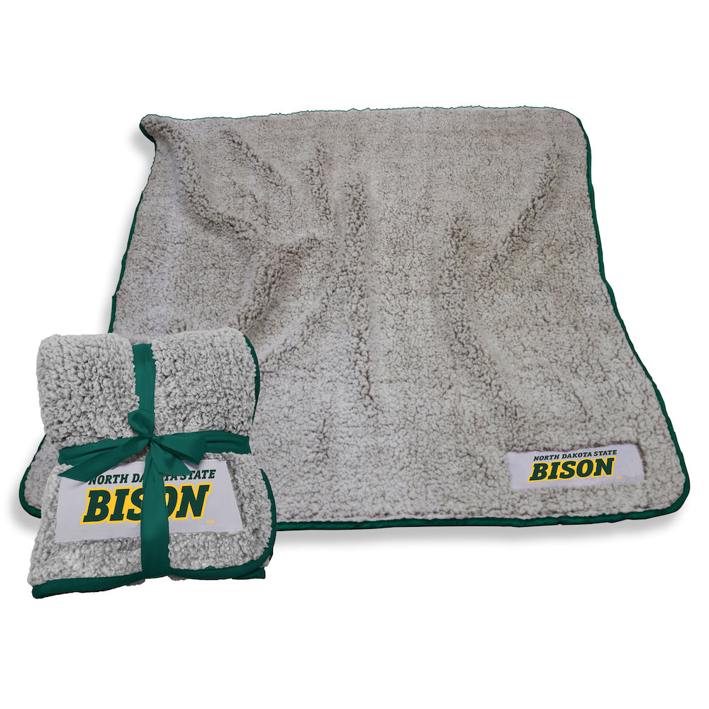 North Dakota State Bison Frosty Fleece blanket
