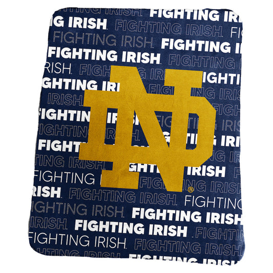 Notre Dame Fighting Irish Classic Fleece Blanket