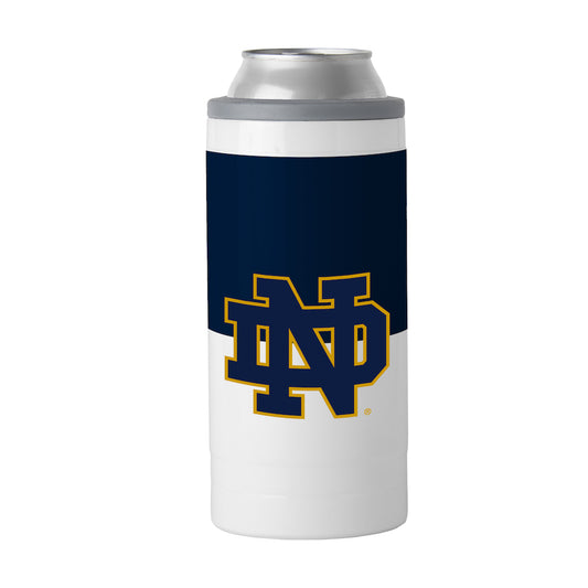 Notre Dame Fighting Irish colorblock slim can coolie
