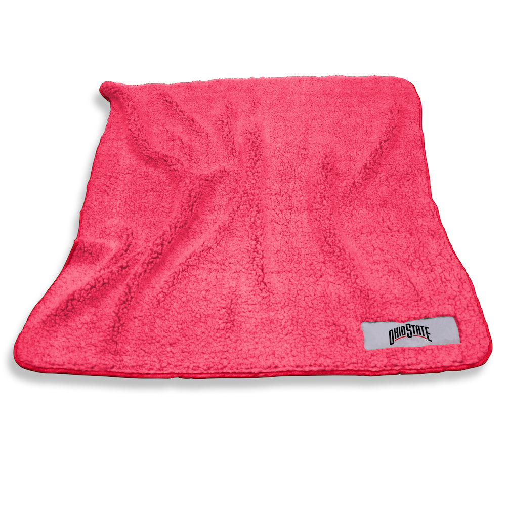Ohio State Buckeyes Color Frosty Fleece blanket