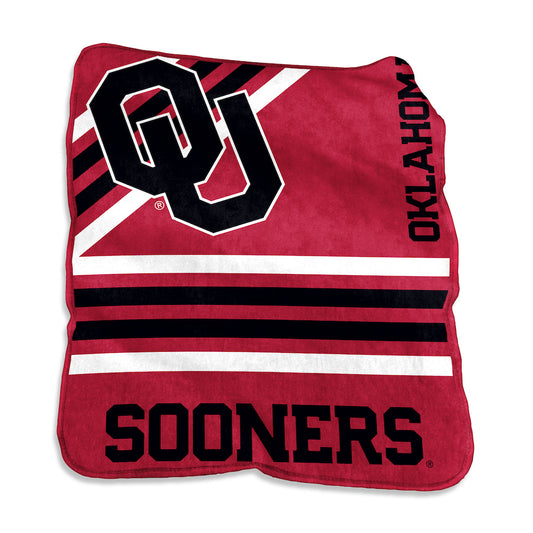 Oklahoma Sooners Raschel throw blanket