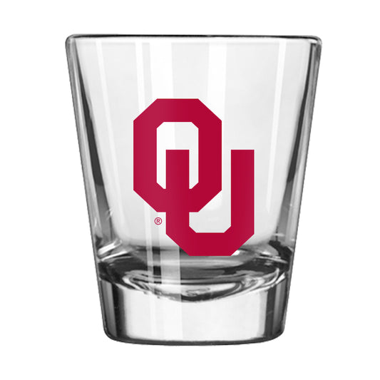 Oklahoma Sooners shot glass
