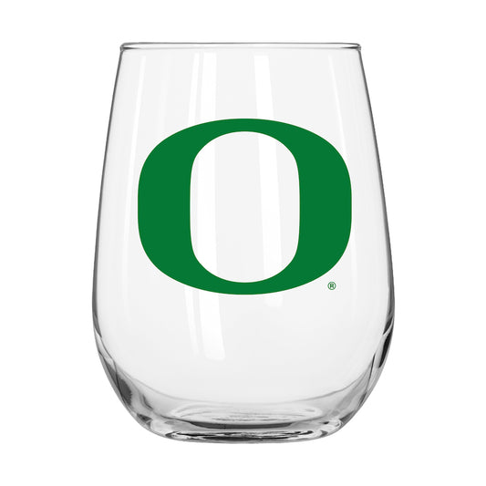 Oregon Ducks Stemless Wine Glass