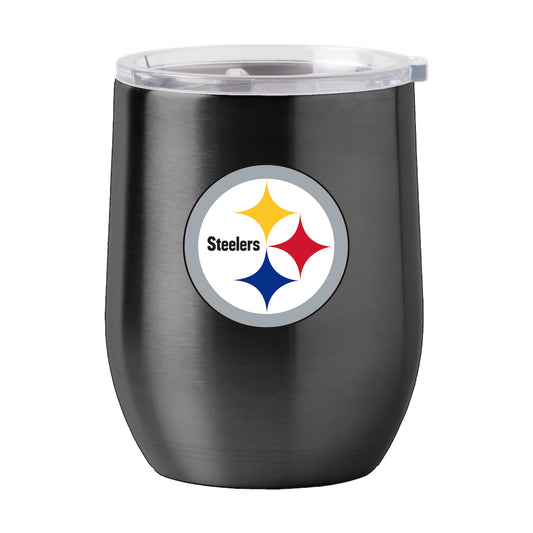 Pittsburgh Steelers stainless steel curved drink tumbler
