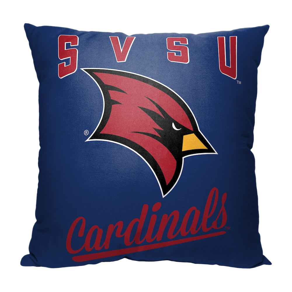Saginaw Valley State Cardinals OFFICIAL throw pillow
