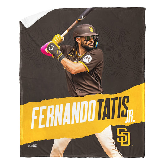 San Diego Padres Fernando Tatis Jr. Sherpa Blanket
