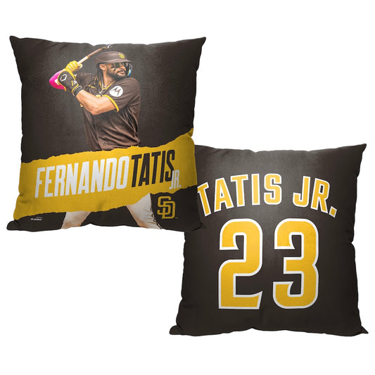 San Diego Padres Fernando Tatis Jr. throw pillow