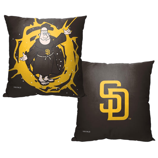San Diego Padres MASCOT throw pillow