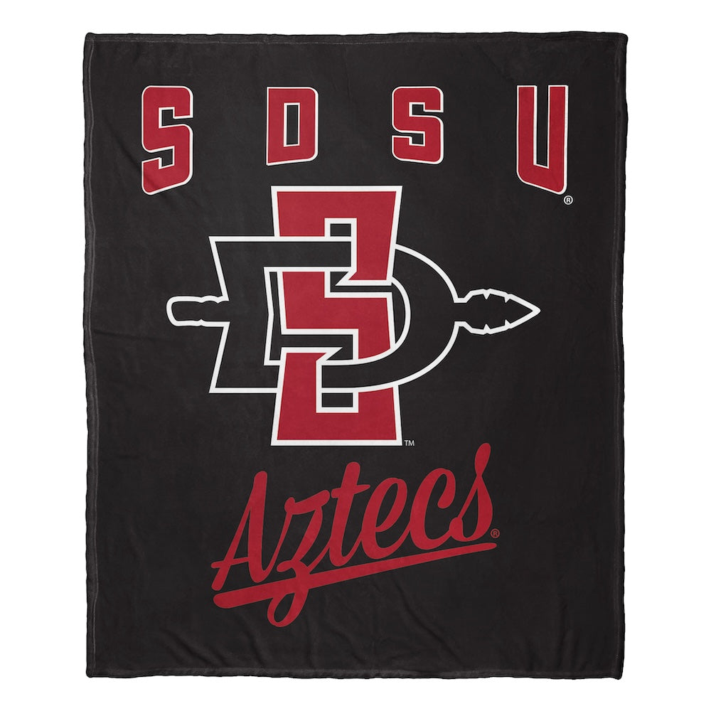 San Diego State Aztecs official silk touch throw blanket