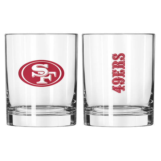 San Francisco 49ers Rocks Glass