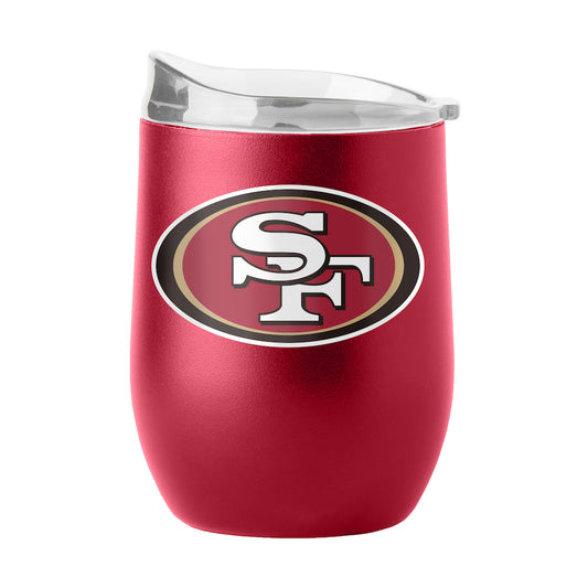 San Francisco 49ers curved drink tumbler